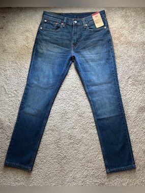 New Levi's 32x30 511 Slim Fit Jeans Men's Blue Stretch Medium Wash #04511-5000